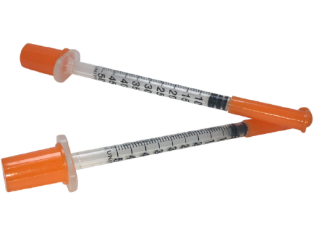 Endure Insulin Syringe with Needle - Box of 100 Sale