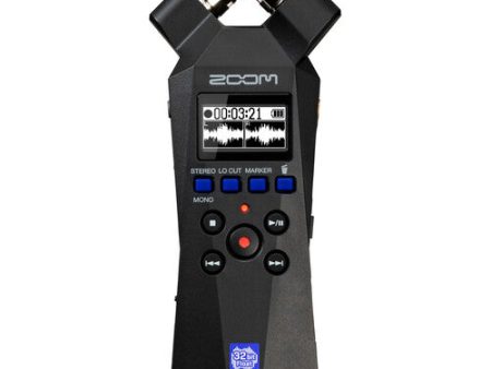 Zoom H1 Essential 2-Track 32-Bit Float Portable Audio Recorder Hot on Sale