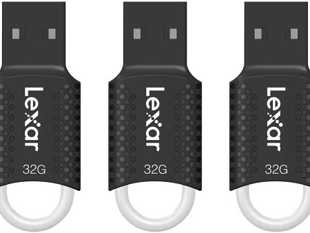 Lexar JumpDrive V40 32GB USB 2.0 Flash Drive, 3-Pack Black Online