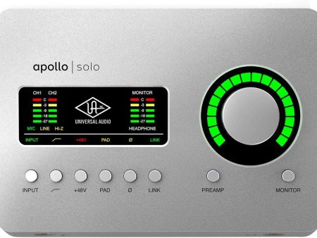 UNIVERSAL AUDIO Apollo Solo USB Heritage Edition (Desktop Win) Online Hot Sale