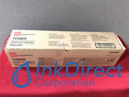 Genuine Ikon A0VW2K0   CPP 560 660 Toner Yellow Online Sale