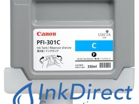 Genuine Canon  1965B003AA  PFI-301C Ink Jet Cartridge Cyan Online Sale